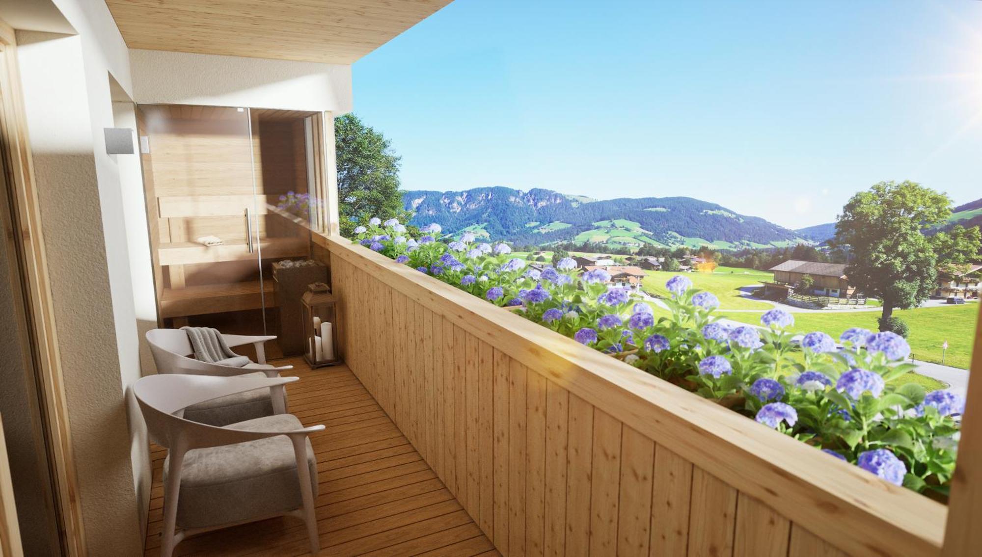 Ferienhotel Iris Auffach Exteriör bild